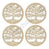 Tree Of Life Design MDF Cutout Base for DIY
