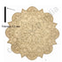 Floral mandala Design MDF Engraved Base Set Of 6