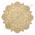 Floral mandala Design MDF Engraved Base Set Of 6