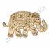 Mdf Engraved Elephant 6 Inch