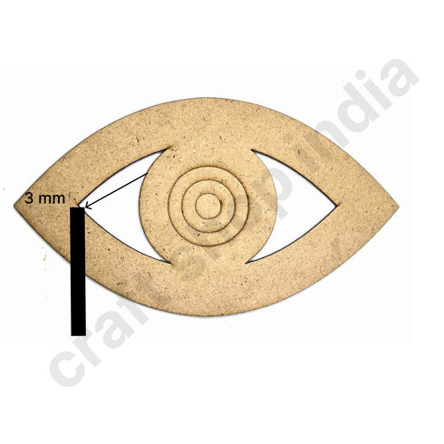 Evil Eye Engraved Cutout Design
