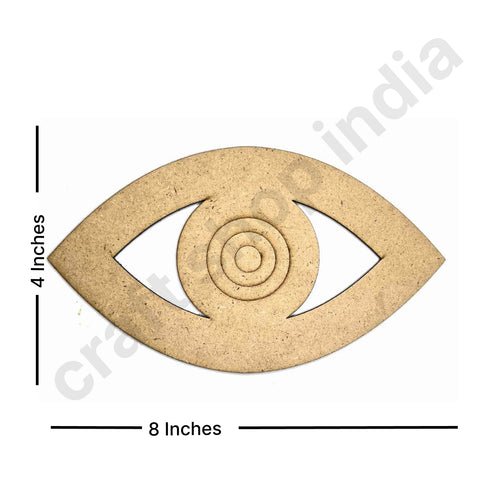 Evil Eye Engraved Cutout Design