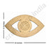 Evil Eye Engraved Cutout Design