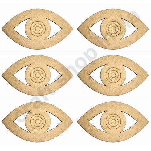 Evil Eye Engraved Cutout Design