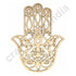 Hamsa Hand With Laser Cutting Design, Diy | Art Decor | Showpieces For Home Decor | Office | Wall Hanging Nazar Battu Decoration Items 8IN