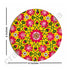 Yellow & Pink Color Pichwai Lotus Mdf