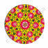 Yellow & Pink Color Pichwai Lotus Mdf