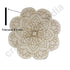 Flower Shape Lotus Mandala Design MDF Engraved Base 12 INCH