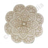 Flower Shape Lotus Mandala Design MDF Engraved Base 12 INCH