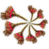 Rani Pink Color Cone Hanging/Lumba Pack Of 2