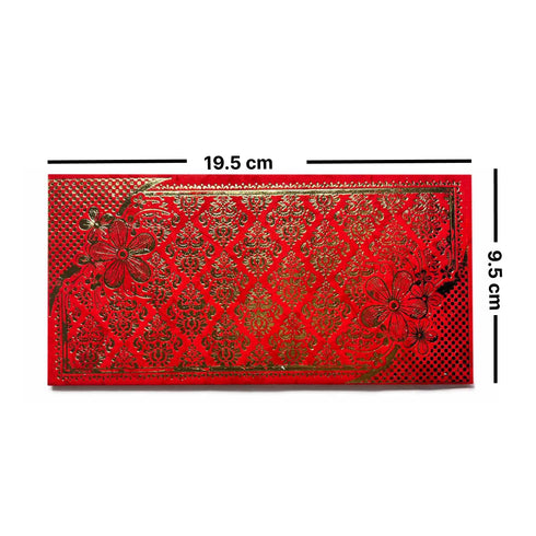 Red & Golden Color Shagun Envelope Pack Of 10