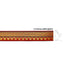 Red & Golden Zari Color Weaving Border 1.5 Inch- ( 5 mtr )