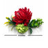 Red & Green Color Artificial Flower Bunch Set of 2