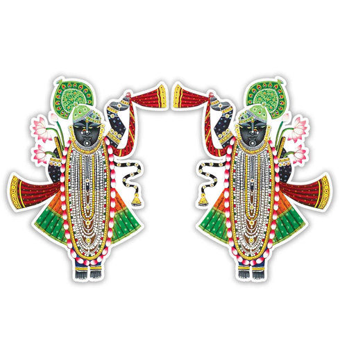 Big Size Shreenath Ji Cutout Mdf Set Of 6 | Pichwai Shrinath ji | Shrinath ji | MDF Cutouts | Big Size MDF | Art Craft | Craft Shop India | Pichwai Shrinath ji | Cutouts MDF Design | Pichwai Art | Pichwai Culture | Tradition | Indian Art | Indian Craft | Craft Making