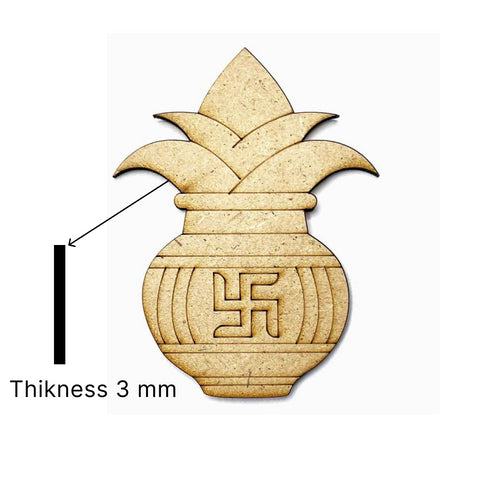 Small Size Kalash Engraved Design Pack 10