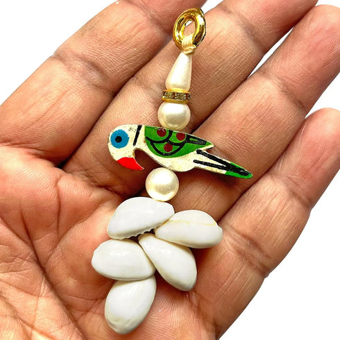 Kaudi & Multicolor Parrot Tassels Latkan Set Of 10 For Saree Pallu, Dupatta, Blouse, Dress DIY, Art & Craft | Craft Shop India