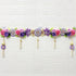 Purple Flower Beaded Lotus Bandhanwar Toran for Door Entrance | 40 Inch | Craft Shop India