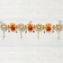 Orange Flower with White Jute Chakra Bandhanwar Toran for Door Entrance | 40 Inch | Craft Shop India