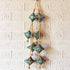 Sea Green Latkan Tassel with Glass Beads Set of 2 | 20 Inch | Saree, Blouse & Lehenga | Craft Shop India