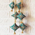 Sea Green Latkan Tassel with Glass Beads Set of 2 | 20 Inch | Saree, Blouse & Lehenga | Craft Shop India