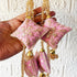 Pink Latkan Tassel with Glass Beads Set of 2 | 20 Inch | Saree, Blouse & Lehenga | Craft Shop India