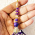 Purple Handmade Ethnic Gotapatti Latkan Tassel Set of 2 for Saree, Blouse & Lehenga | Craft Shop India
