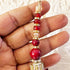 Red Handmade Ethnic Gotapatti Latkan Tassel Set of 2 for Saree, Blouse & Lehenga | Craft Shop India