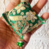Green Handmade Ethnic Gotapatti Latkan Tassel Set of 2 for Saree, Blouse & Lehenga | Craft Shop India