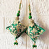 Green Handmade Ethnic Gotapatti Latkan Tassel Set of 2 for Saree, Blouse & Lehenga | Craft Shop India