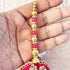 Rani Pink Round Ethnic Nalki Cone Latkan Tassel Pack of 2 for Saree, Blouse & Lehenga | Craft Shop India