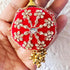 Red Round Ethnic Nalki Cone Latkan Tassel Pack of 2 for Saree, Blouse & Lehenga | Craft Shop India