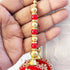 Red Round Ethnic Nalki Cone Latkan Tassel Pack of 2 for Saree, Blouse & Lehenga | Craft Shop India