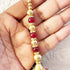 Maroon Round Ethnic Nalki Cone Latkan Tassel Pack of 2 for Saree, Blouse & Lehenga | Craft Shop India