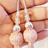 Rose Gold Handmade Ethnic Cutdana Latkan Tassel Set of 2 for Saree, Blouse & Lehenga | Craft Shop India