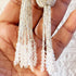 Silver Handmade Ethnic Cutdana Latkan Tassel Set of 2 for Saree, Blouse & Lehenga | Craft Shop India