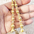 Cream Gold Round Ethnic Nalki Cone Latkan Tassel Pack of 2 for Saree, Blouse & Lehenga | Craft Shop India