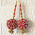 Rani Pink Round Ethnic Nalki Cone Latkan Tassel Pack of 2 for Saree, Blouse & Lehenga | Craft Shop India