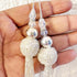Silver Handmade Ethnic Cutdana Latkan Tassel Set of 2 for Saree, Blouse & Lehenga | Craft Shop India