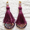 Wine Mirror Handmade Ethnic Latkan Tassel Pack of 2 for Saree, Blouse & Lehenga | Craft Shop India