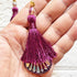 Wine Mirror Handmade Ethnic Latkan Tassel Pack of 2 for Saree, Blouse & Lehenga | Craft Shop India