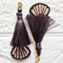 Dark Brown Handmade Ethnic Latkan Tassel Pack of 2 for Saree, Blouse & Lehenga | Craft Shop India
