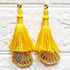 Yellow Mirror Handmade Ethnic Latkan Tassel Pack of 2 for Saree, Blouse & Lehenga | Craft Shop India