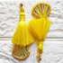 Yellow Mirror Handmade Ethnic Latkan Tassel Pack of 2 for Saree, Blouse & Lehenga | Craft Shop India