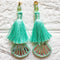Sea Green Mirror Handmade Ethnic Latkan Tassel Pack of 2 for Saree, Blouse & Lehenga | Craft Shop India