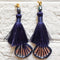Navy Blue Handmade Ethnic Latkan Tassel Pack of 2 for Saree, Blouse & Lehenga | Craft Shop India