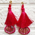 Rani Pink Handmade Ethnic Latkan Tassel Pack of 2 for Saree, Blouse & Lehenga | Craft Shop India