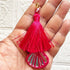 Rani Pink Handmade Ethnic Latkan Tassel Pack of 2 for Saree, Blouse & Lehenga | Craft Shop India