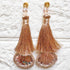 Zari Rose Gold Handmade Ethnic Latkan Tassel Pack of 2 for Saree, Blouse & Lehenga | Craft Shop India