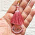 Onion Pink Mirror Handmade Ethnic Latkan Tassel Pack of 2 for Saree, Blouse & Lehenga | Craft Shop India