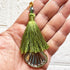 Mehendi Green Handmade Ethnic Latkan Tassel Pack of 2 for Saree, Blouse & Lehenga | Craft Shop India